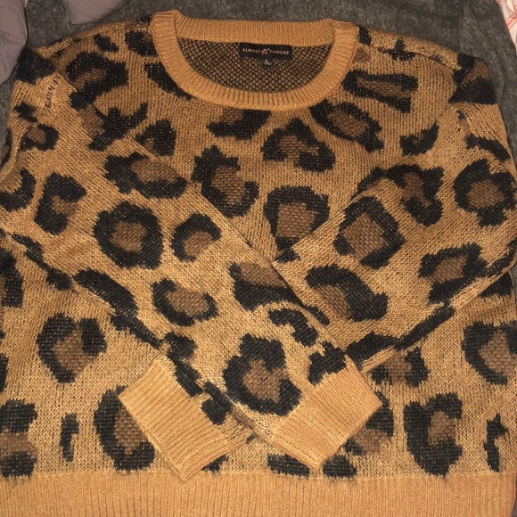 Almost Famous Sweaters - Leopard Sweater